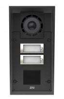 9151302R - Force 2.0 Vandal Resistant Intercom - 2 Buttons, Card Reader Ready, Audio Only